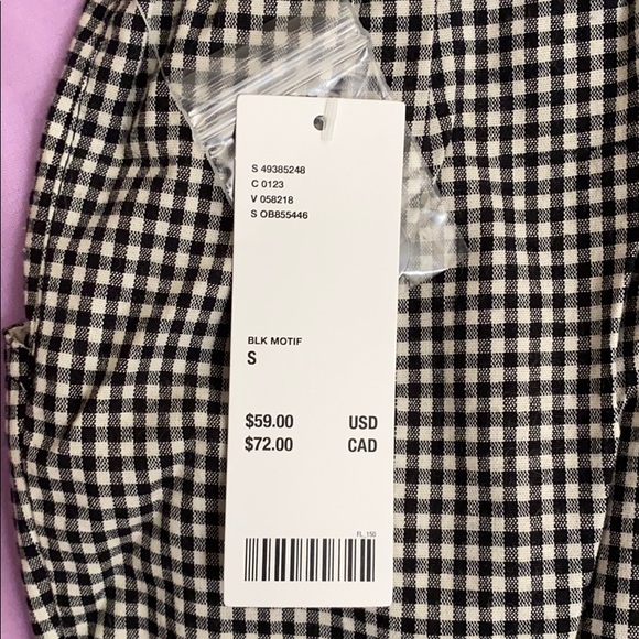 Urban outfitters women’s gingham ankle pants - Picture 5 of 6